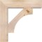 Ekena Millwork Westlake Block Smooth Bracket w/ Offset Brace, Douglas Fir, 7 1/2"W x 30"D x 30"H BKT0806X30X30WTL05SDF - alternate 2